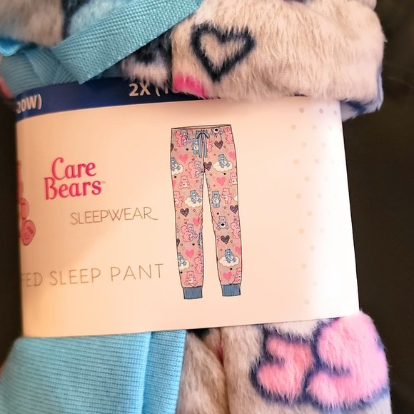 Women's Care Bears Cuffed Jogger Sleep Pant Size 2XL 18W-20W - Picture 6 of 6
